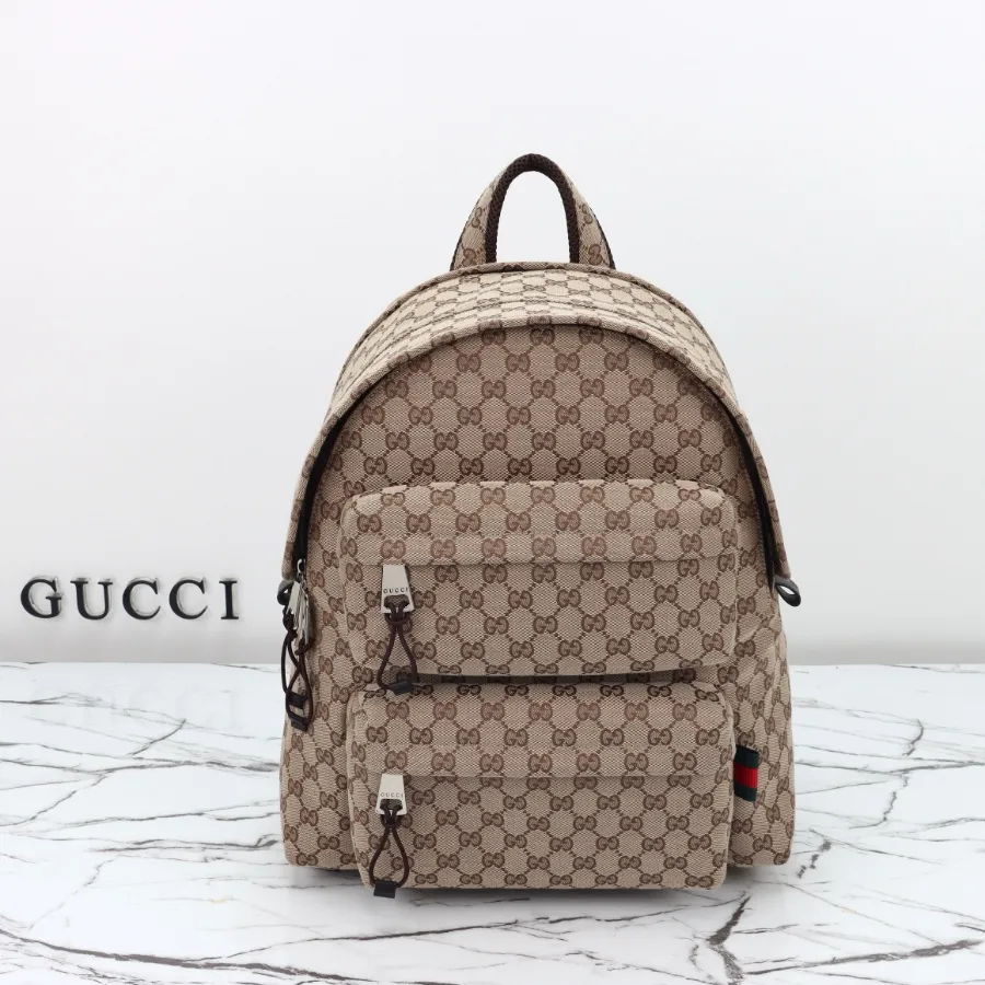 GUCCI GG canvas 미듐 백팩 베이지 #800265 .JPG