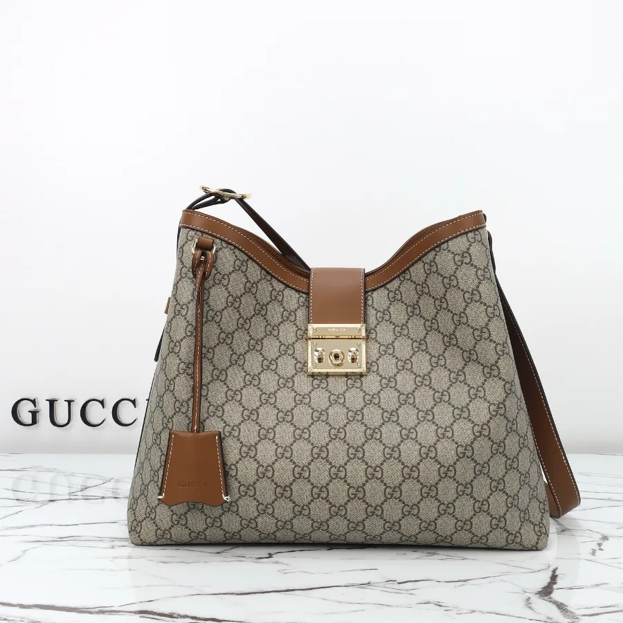 GUCCI GG 패브릭 패들락 라지 숄더백 #839020.JPG